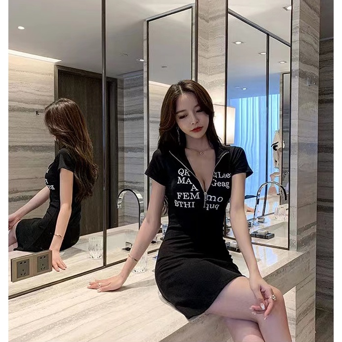 Đầm Ôm Dáng Cắt Thấp Quyến Rũ Thời Trang Mùa Hè Dành Cho Nữ