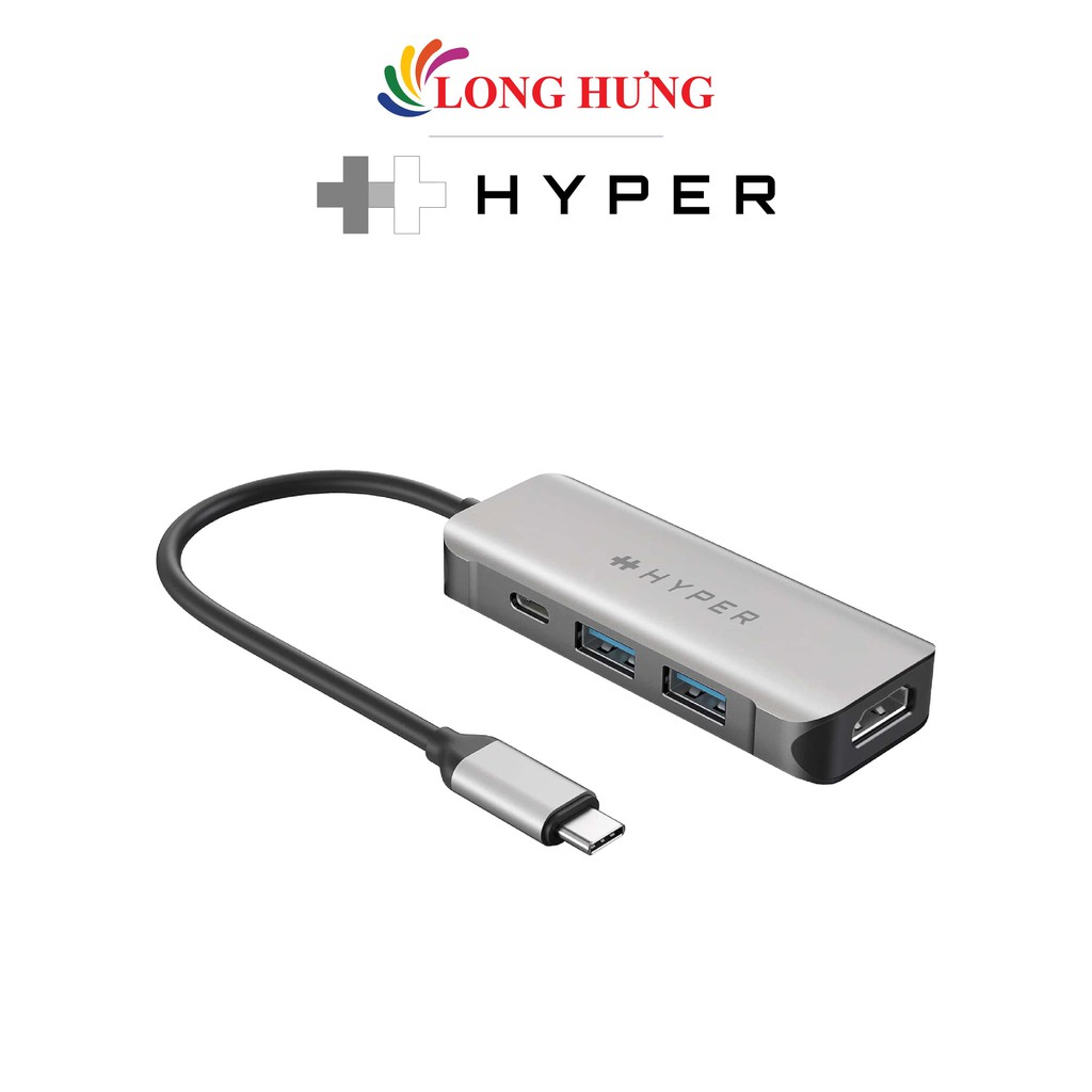 Cổng chuyển đổi HyperDrive 4-in-1 USB-C Hub HD41 - Hàng chính hãng