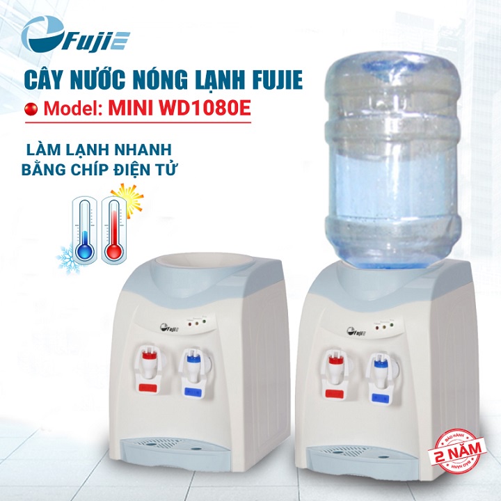 Cây nước nóng lạnh để bàn mini Fujie WD1080E