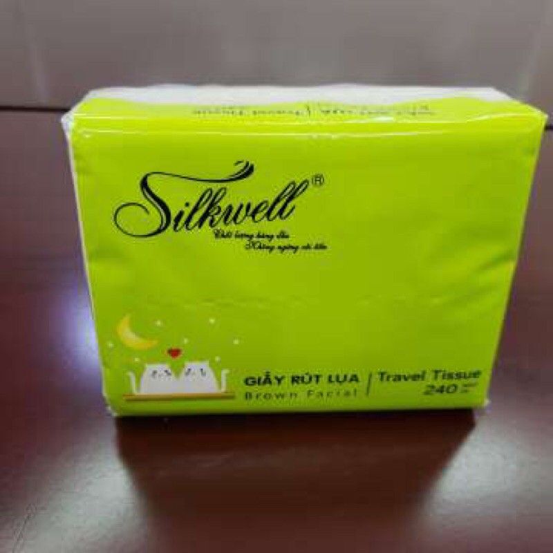 Khăn giấy lụa Silkwell 80 tờ, 3 lớp