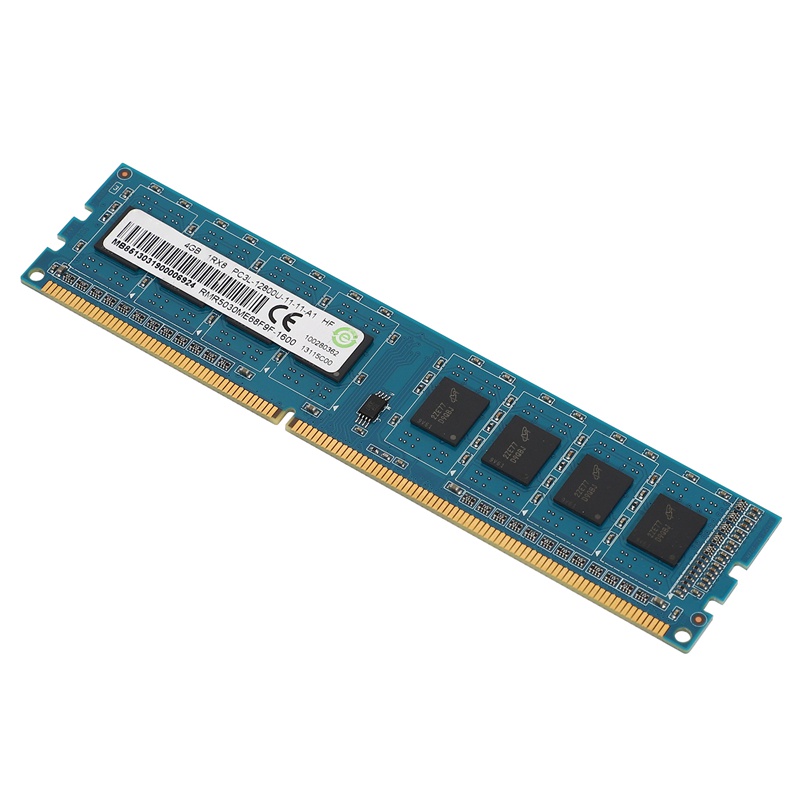 Bộ nhớ máy tính để bàn DDR3 4GB 1RX8 PC3L-12800U 1600Mhz 240Pins 1.35V CL11 DIMM Ram cho Bo mạch chủ Intel AMD