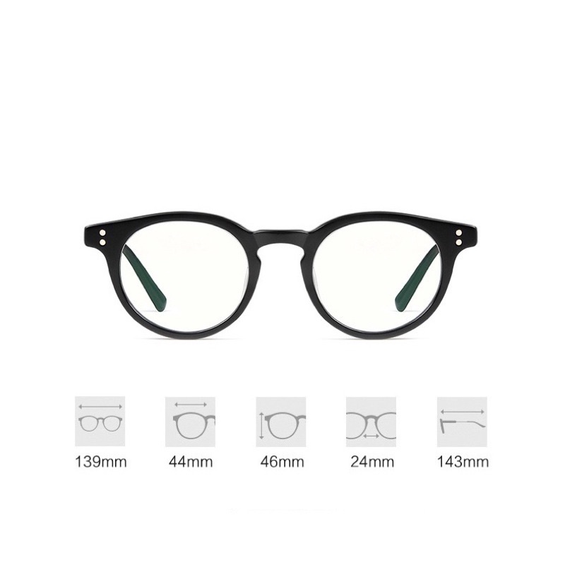Kính mắt nam nữ gọng tròn thời trang Hàn Quốc hot trend bản siêu rẻ