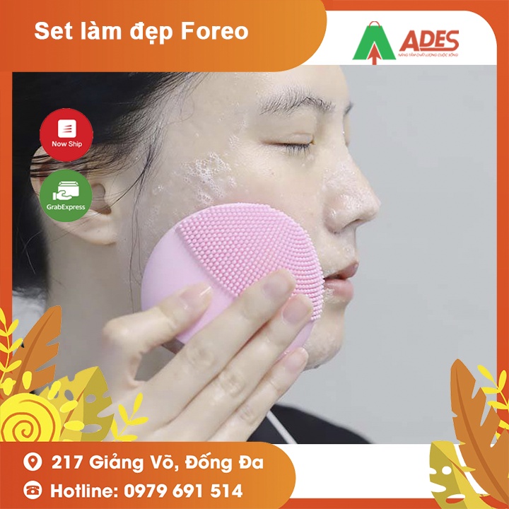 Set làm đẹp Foreo bao gồm UFO Mini 2 + Luna Mini 2 + Mask Acai Berry + Sữa rửa mặt 20ml  - Hàng chính hãng