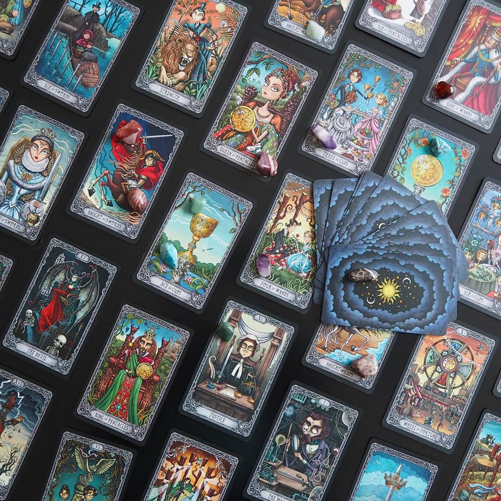 Bài Dark Mansion Tarot 3rd Edition Black Blue