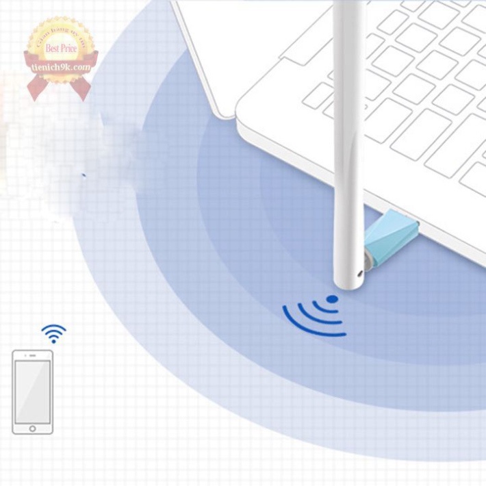[Hàng xịn] Bộ đầu USB thu phát sóng wifi tốc độ cao Mercury MW150UH có 1 râu anten không dây và repeat cho máy tính PC l | BigBuy360 - bigbuy360.vn