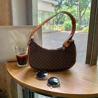 Túi xách nhỏ hoạ tiết màu nâu cam style Hàn Quốc
