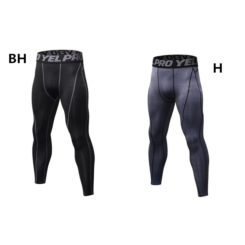 Quần bó dài thấm hút tốt dành cho nam giới tập luyện thể thao | BigBuy360 - bigbuy360.vn