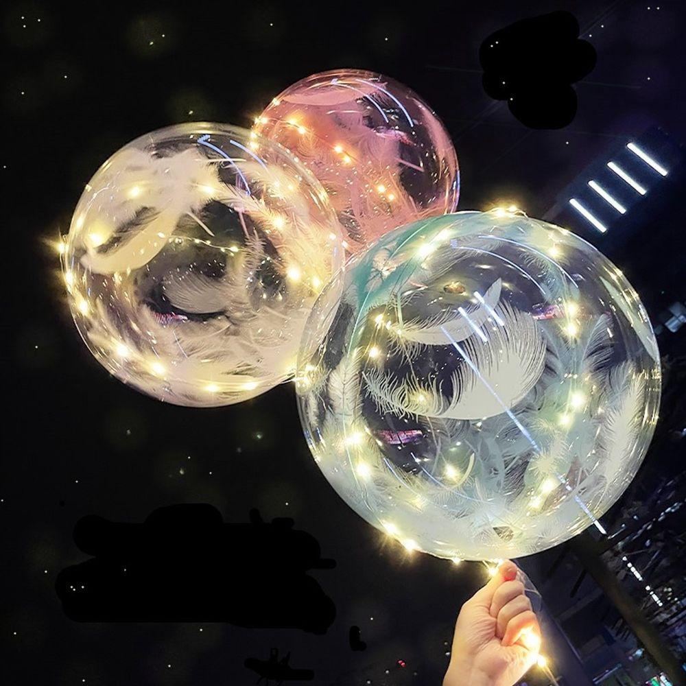 Bong Bóng Bobo Ballons Có Đèn LED Phát Sáng Độc Đáo Trang Trí Tiệc Cưới / Sinh Nhật