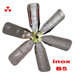 Cánh quạt inox 6 lá B5 công nghiệp cao cáp - thông gió, quạt lò , hút nhiệt bếp