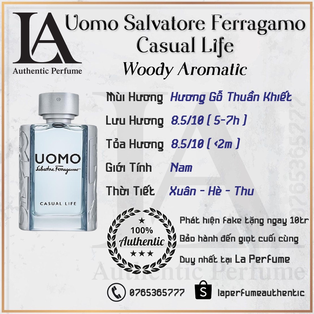 Nước Hoa Uomo Salvatore Ferragamo Casual Life Dành Cho Nam