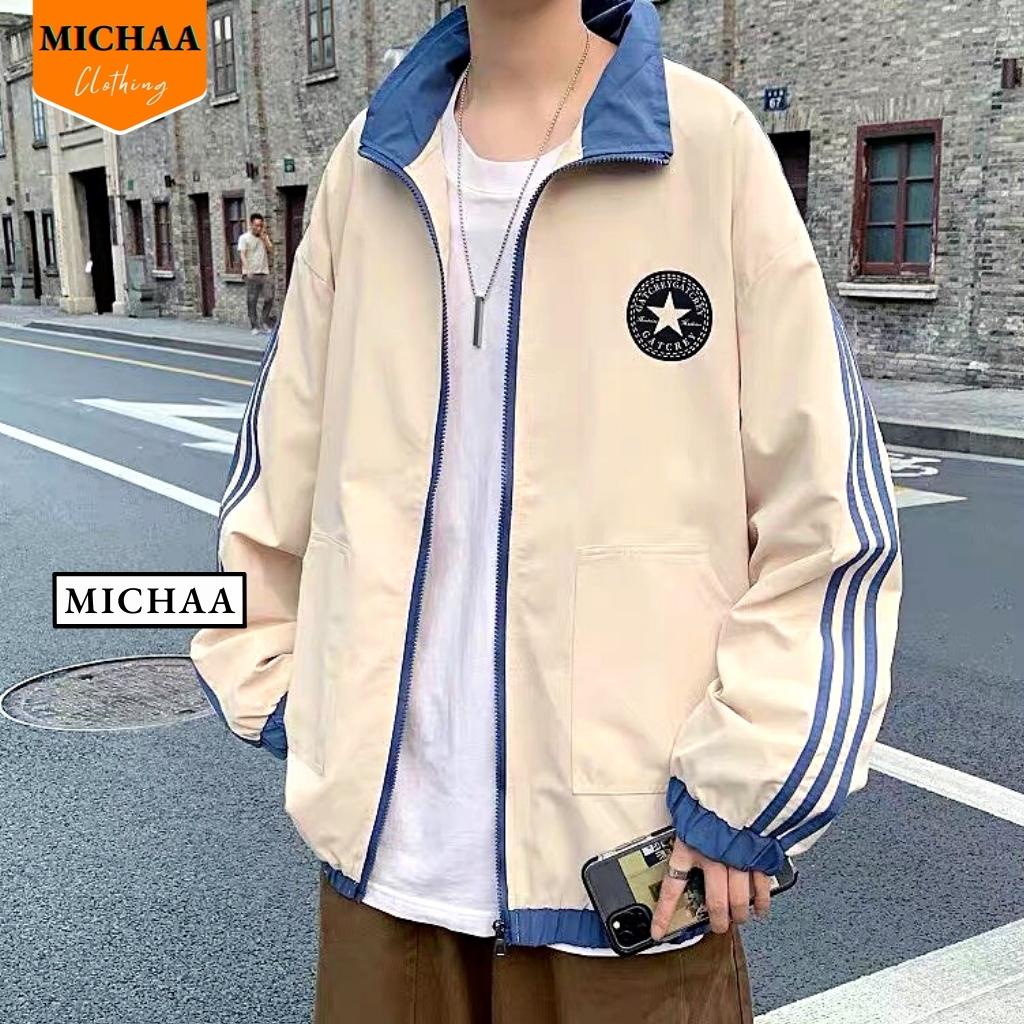 Áo Khoác Bóng Chày GATCREY Nam Nữ Chất Dù Bomber Unisex Kiểu Form Rộng 2 Lớp Chống Nắng - MICHAA
