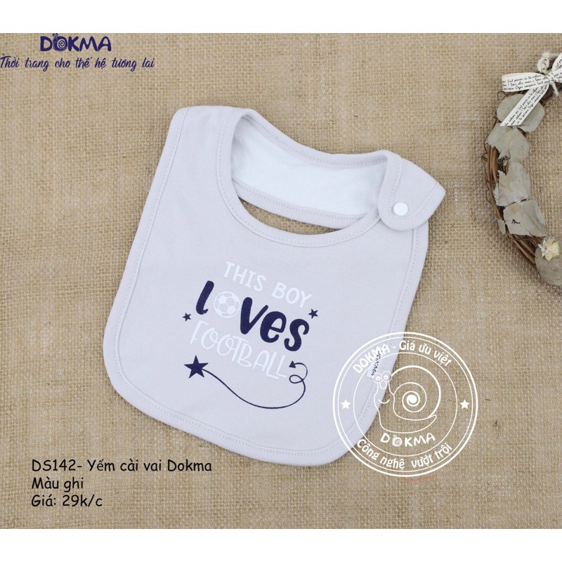 Yếm cotton dokma sơ sinh