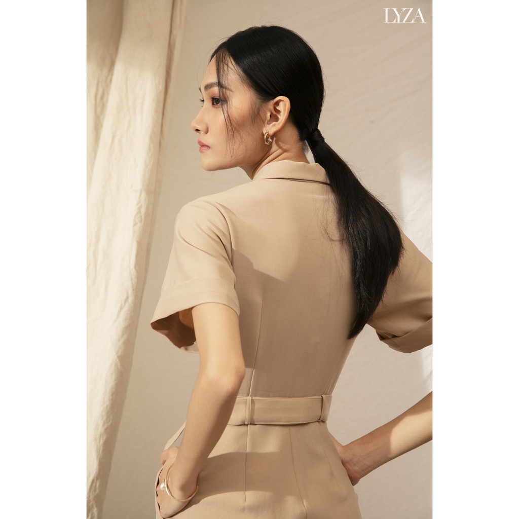 LYZA - Jumpsuit nâu be