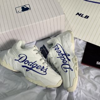 < VIDEO + ẢNH THẬT > GIÀY SNEAKER NLB DODGERS TRẮNG THẤP CỔ