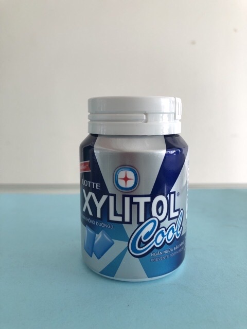 Kẹo gum Xylitol không đường ngừa sâu răng - hũ 58g