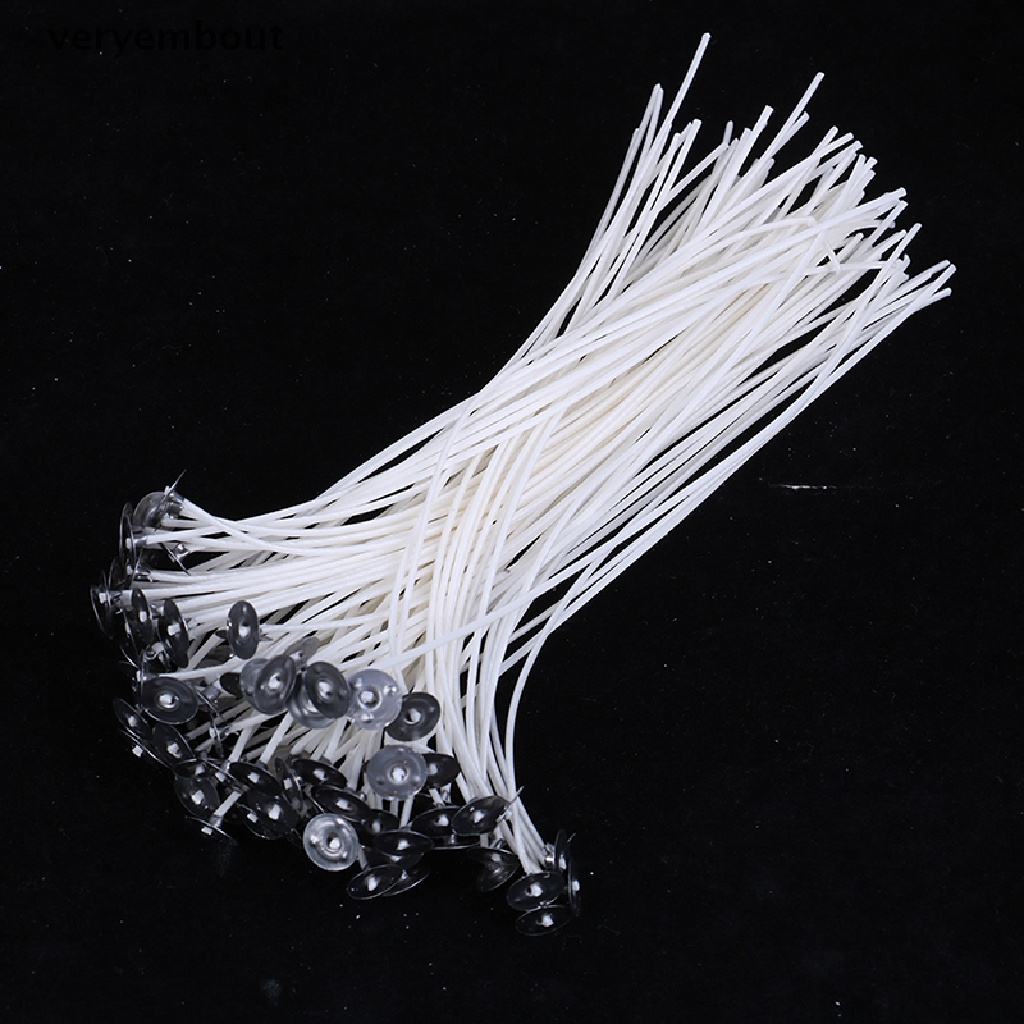 Set 100 Dây Bấc Đèn Cầy Chất Liệu Cotton Cao Cấp