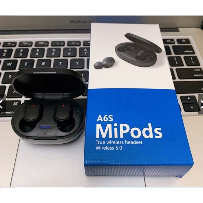 Tai Nghe Bluetooth MiPods A6S  Nghe Cực Chất - Bảo Hành 12 Tháng