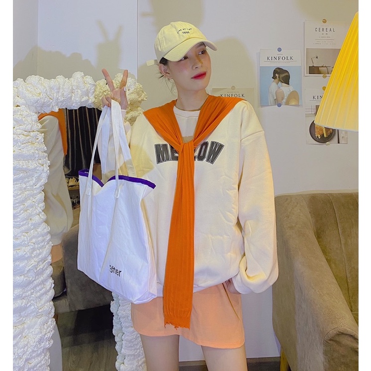 [ Hình thật shop tự chụp] Áo sweater nỉ bông siêu dày | BigBuy360 - bigbuy360.vn