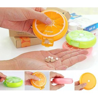 Hộp Chia Thuốc Tiện Dụng Hình Lát Cam