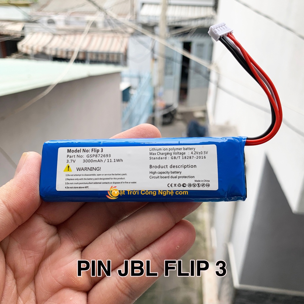 Pin loa JBL Flip 3 - thay pin loa JBL Flip 3