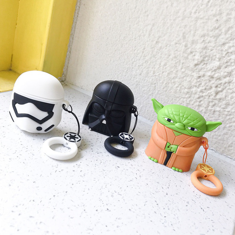 Vỏ Bảo Vệ Hộp Đựng Tai Nghe Airpods Hình Star Wars Cá Tính