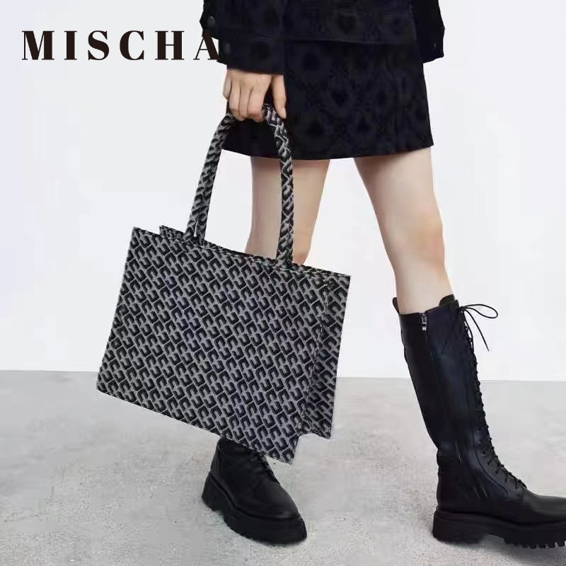 Mischa Túi vải Sức Chứa Lớn In Họa Tiết Thời Trang Chất Lượng Cao