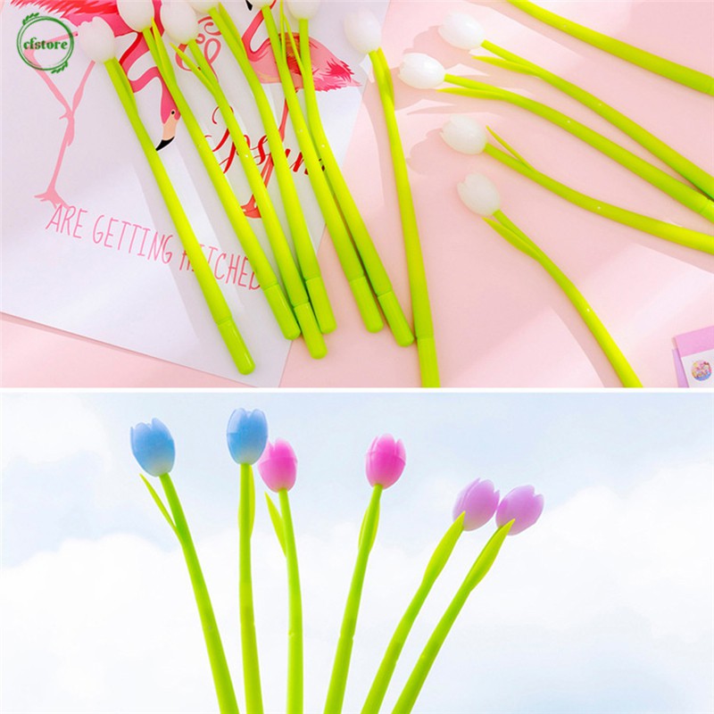 Bút Nước Hình Hoa Tulip Dễ Thương