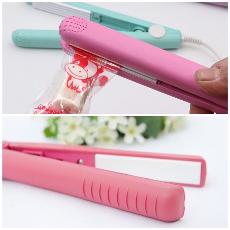 Máy dập nhiệt hàn miệng túi cầm tay mini,Dùng ép miệng túi nilon