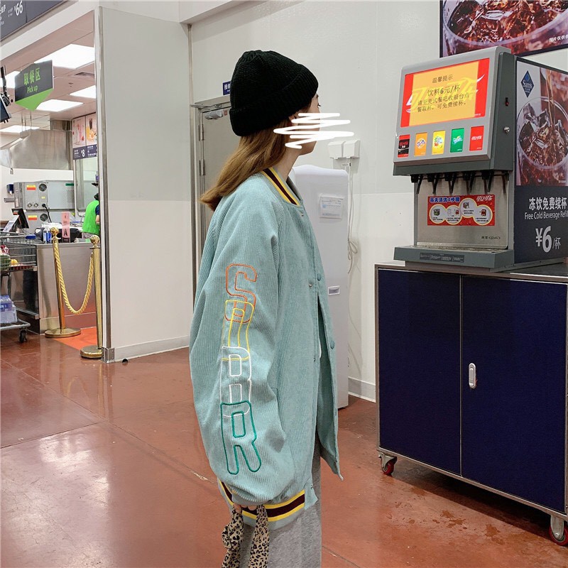 Áo Khoác Bomber Nam Nữ - Áo Khoác Kaki Unisex EOHFFRU Vải Nhung Siêu Hot - LP.STORE | BigBuy360 - bigbuy360.vn