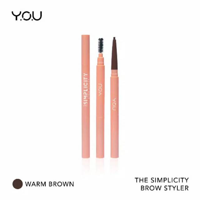 (hàng Mới Về) Bút Kẻ Lông Mày Thiết Kế Đơn Giản Tiện Dụng