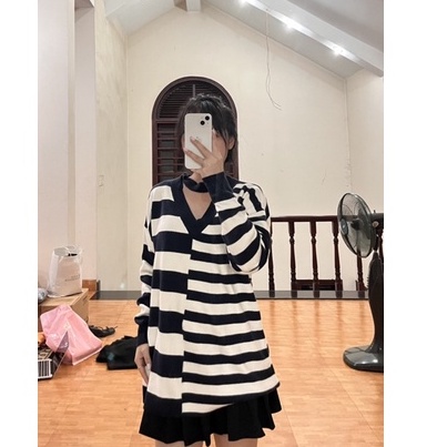 Thanh lý áo len form rộng, cardigan mới 99%
