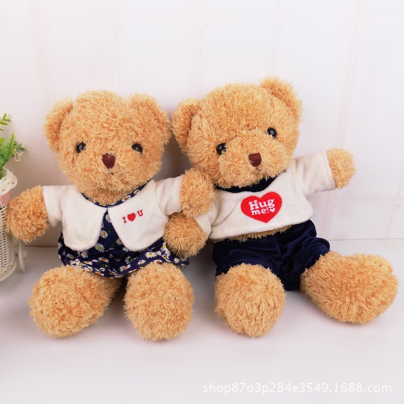 Thú Nhồi Bông Hình Gấu Teddy Phong Cách vintage