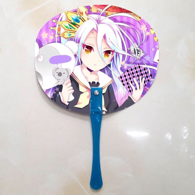 Quạt nogame Nolife in 2 mặt ảnh khác nhau cán màu ngẫu nhiên