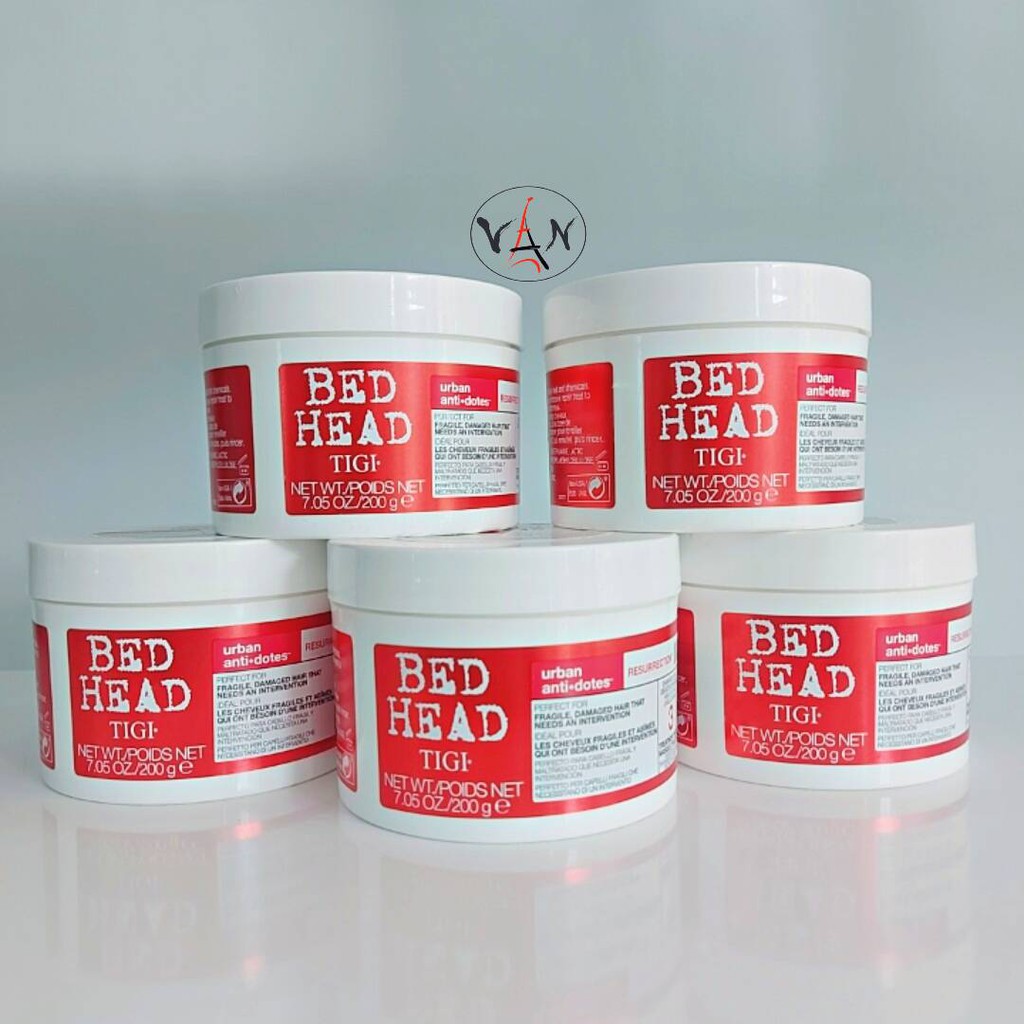 Kem ủ tóc Tigi Bed Head Treatment (Đỏ) dành cho tóc hư tổn nặng, xơ rối 200g