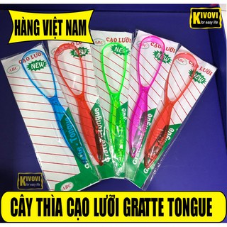 Cây Cạo Lưỡi / Dụng Cụ Nạo Lưỡi Làm Sạch Lưỡi Bằng Nhựa