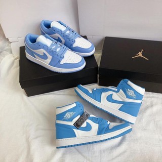 Giày Sneaker 𝐍𝐈𝐊𝐄 AIR 𝐉𝐎𝐑𝐃𝐀𝐍 𝟏 Xanh Dương Cao Cấp Full Size Nam Nữ