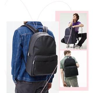 TNS - Balo form vuông có ngăn laptop Lacoz Backpack--màu đen classic