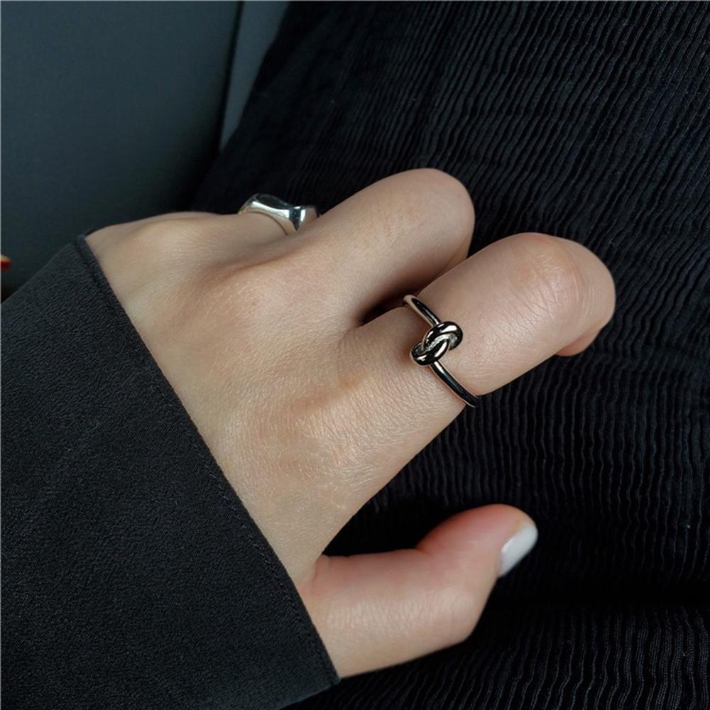 Nhẫn Hở Bằng Hợp Kim Thiết Kế Thắt Nút Sang Trọng