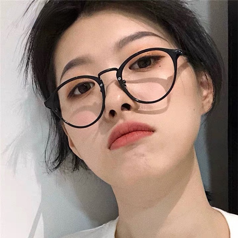 Mắt kính gọng tròn phong cách Hàn Quốc cổ điển cho nam nữ
