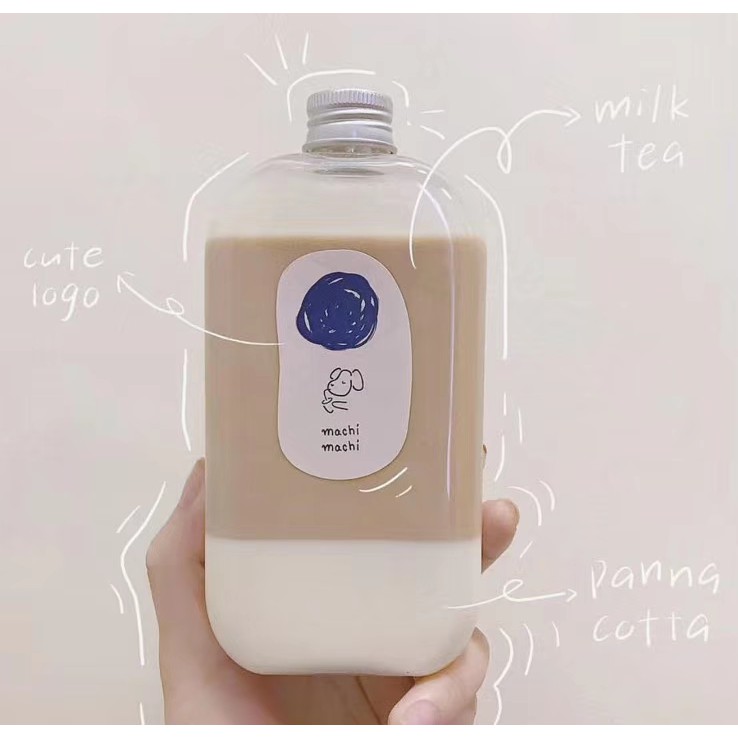 Cốc Nhựa Uống Nước Hình Vuông Dùng Một Lần Tiện Dụng