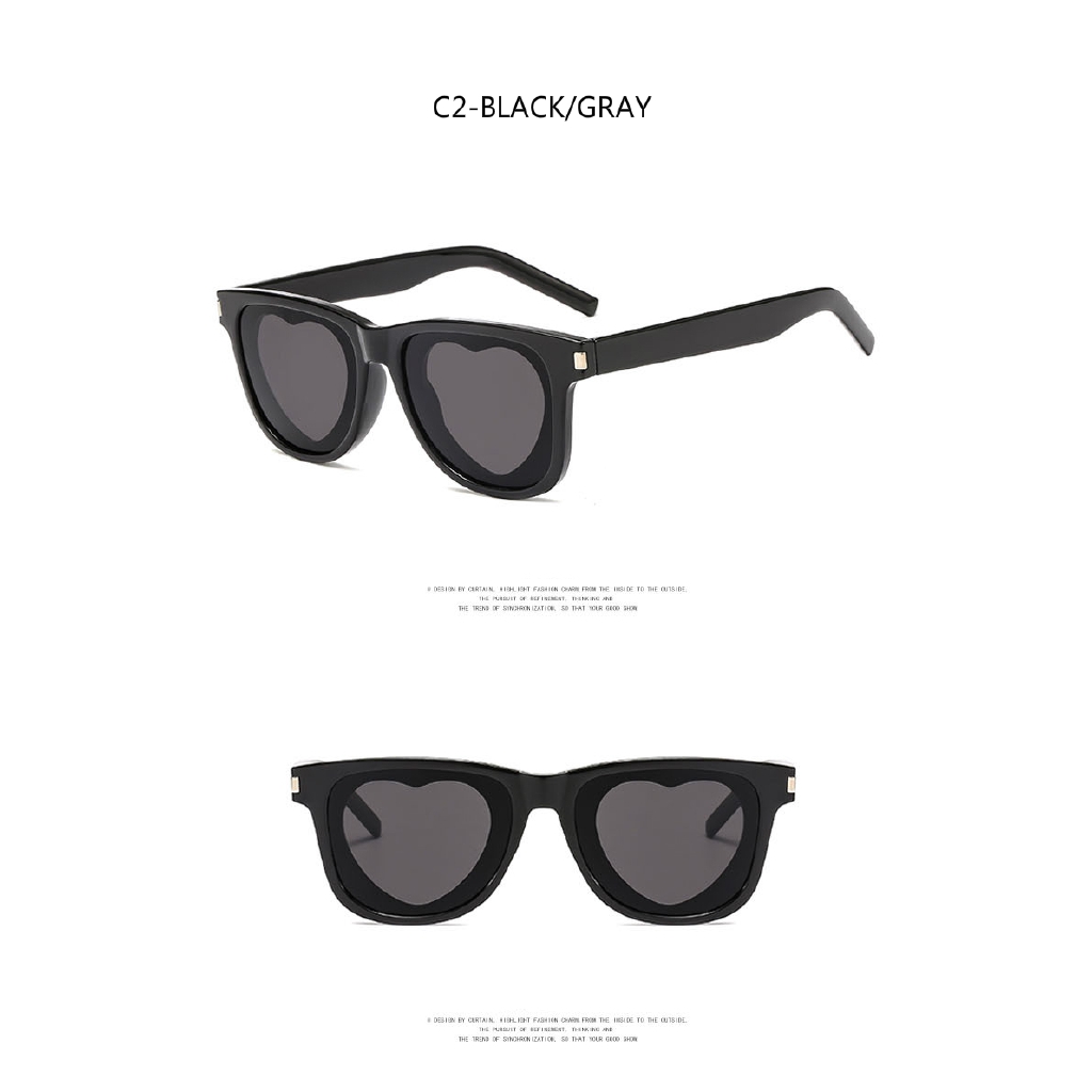 Kính mát Peach Heart Girl Phiên bản Hàn Quốc dễ thương 2020 Cặp đôi tình yêu mới Thời trang