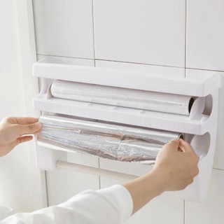 Giá cắt màng bọc thực phẩm đựng đồ đa năng