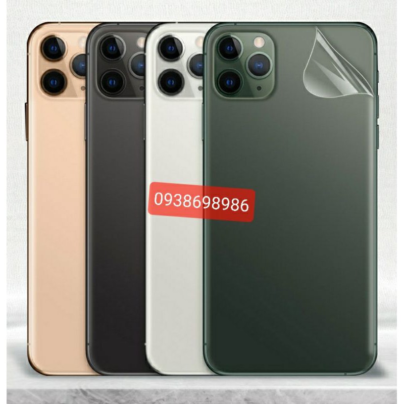 miếng dán dẻo mặt sau iphone 12 pro max / 12 / 12 pro siêu bảo vệ