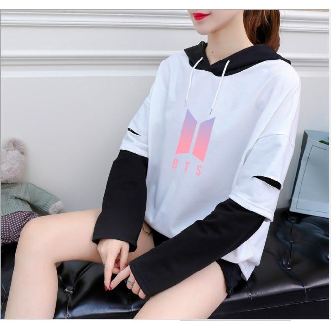 Áo hoodie phối tay Bangtan (N4B04 N4B05) | BigBuy360 - bigbuy360.vn