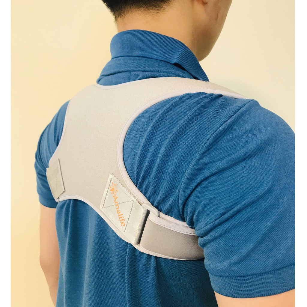 Đai Chống Gù Lưng Cao Cấp Chính Hãng Amalife Ama03 - Tặng Kèm 2 Miếng Đệm Lót Cao Cấp Chính Hãng