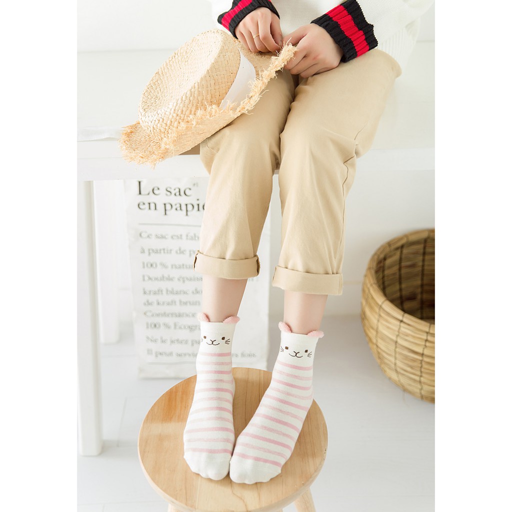 Vớ dài/ tất dài hình thú Mua Tất ngộ nghĩnh (muatatshop)