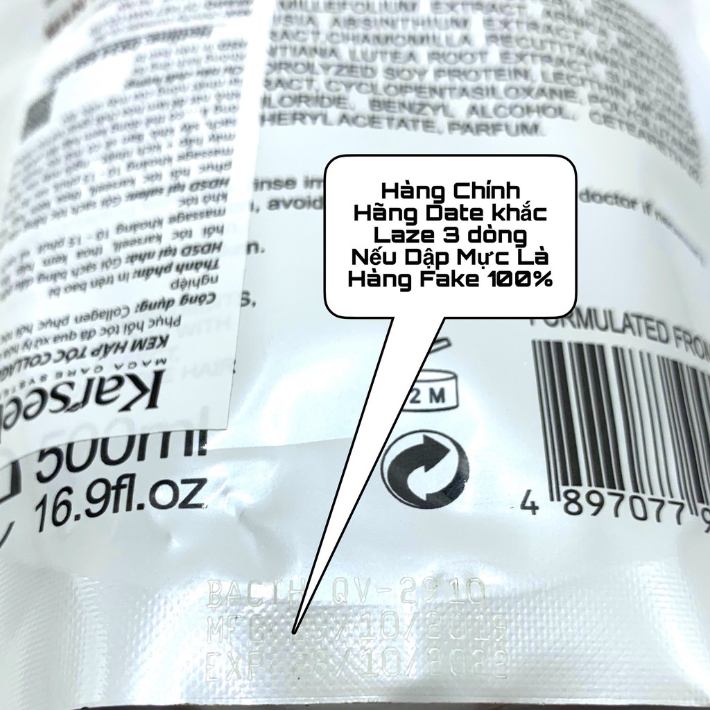 Ủ TÓC COLLAGEN KARSEELL MACA SIÊU MỀM MƯỢT TÓC 500ML CHÍNH HÃNG | BigBuy360 - bigbuy360.vn