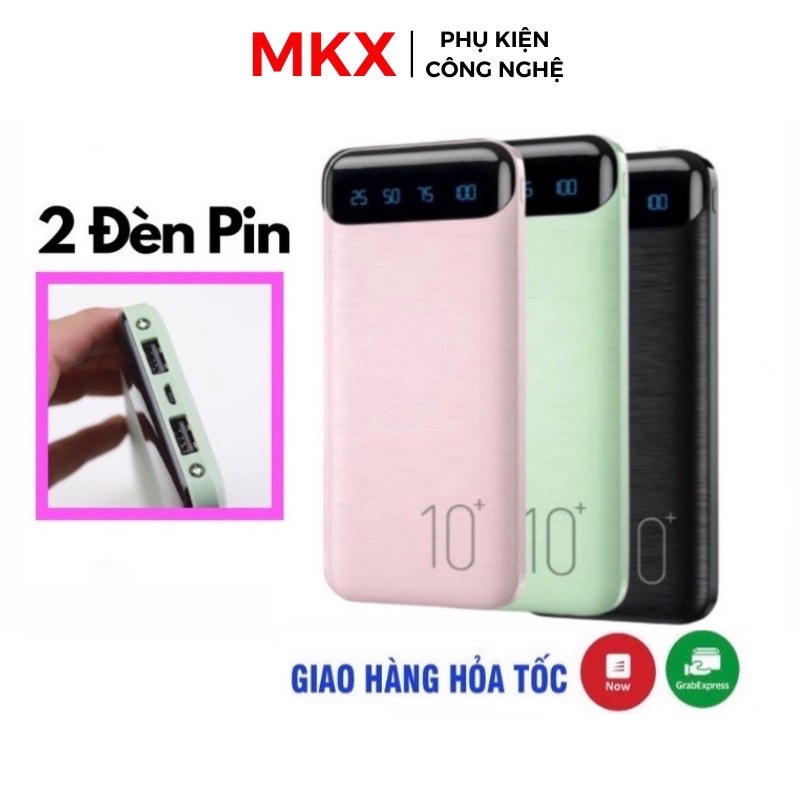 FREESHIP - Sạc dự phòng màn hình led siêu đẹp - Dung Lượng 10000MAH Remax WK-161 MEKAXO