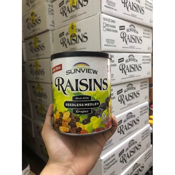 Nho khô Sunview Raisins Mỹ 425g