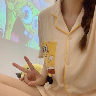 Đồ ngủ hoạt hình Bọt Biển